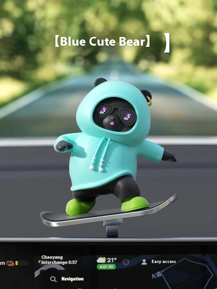 Bear Car Skateboard