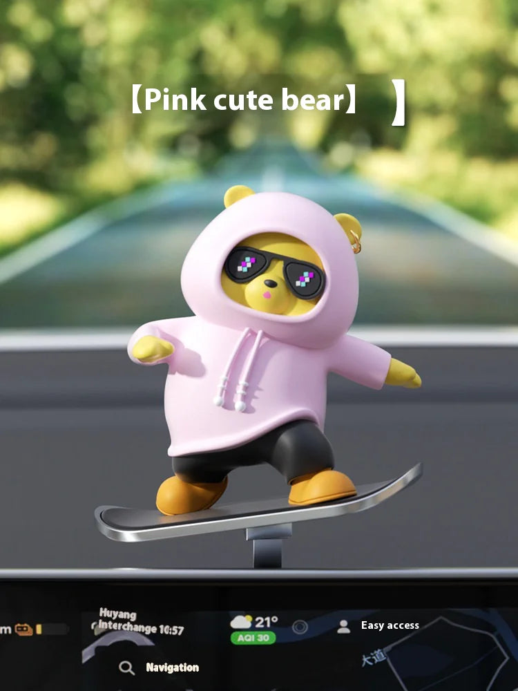 Bear Car Skateboard